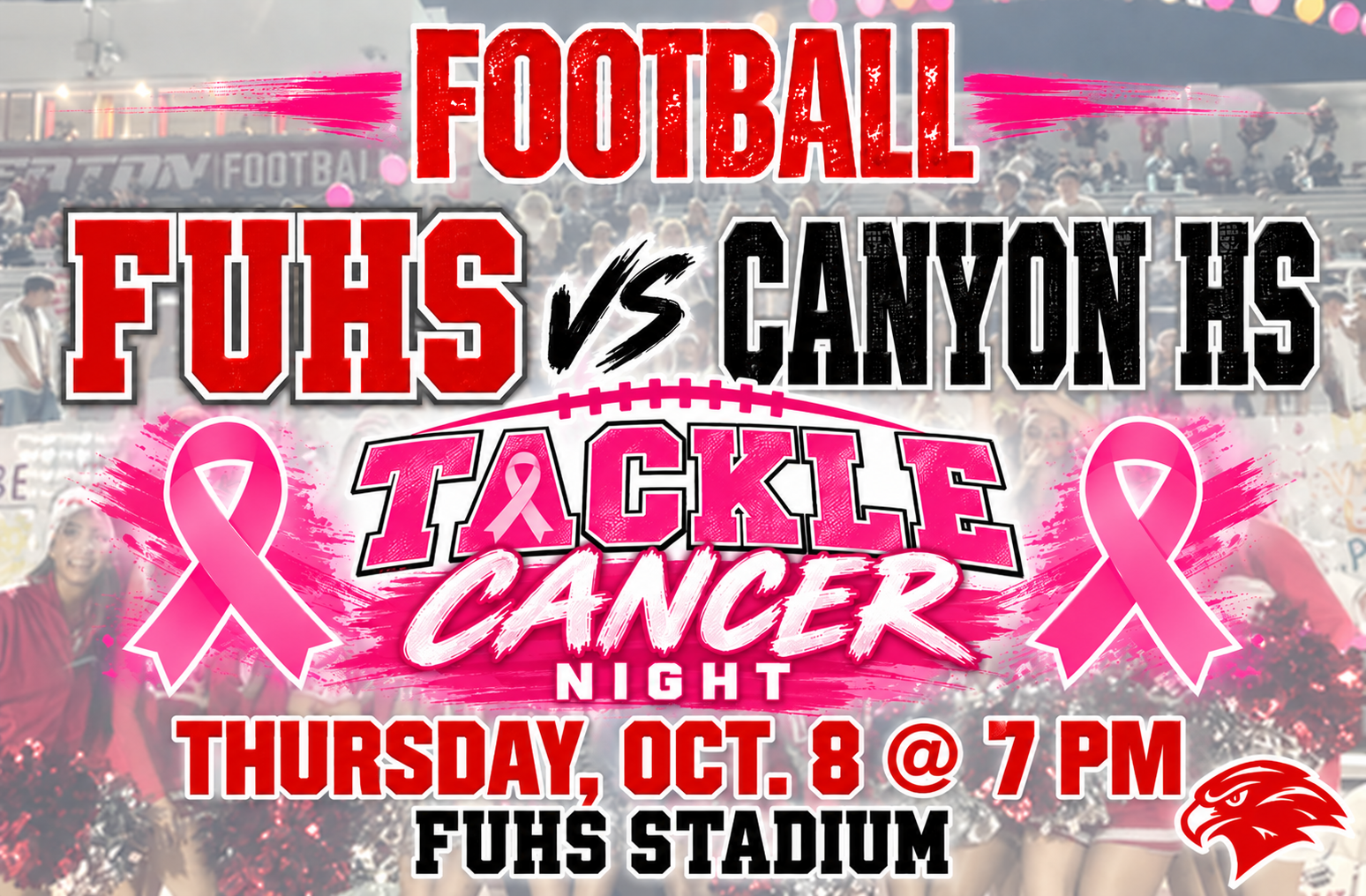 🏈 Tackle Cancer Night – Join Us Tomorrow at FUHS!