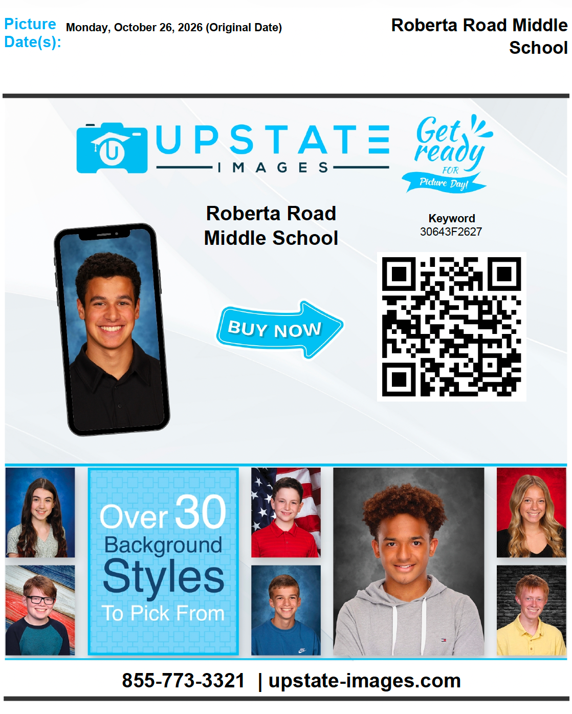 Mark Your Calendars for Picture Day!
