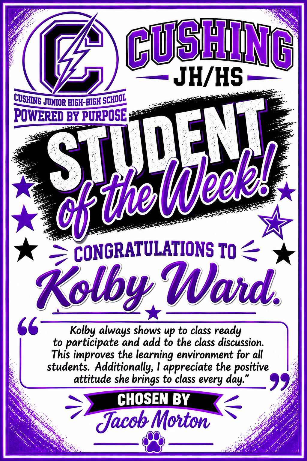 Students of the Week