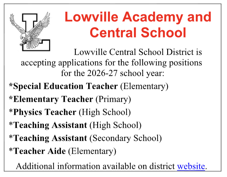Employment Opportunities at LACS