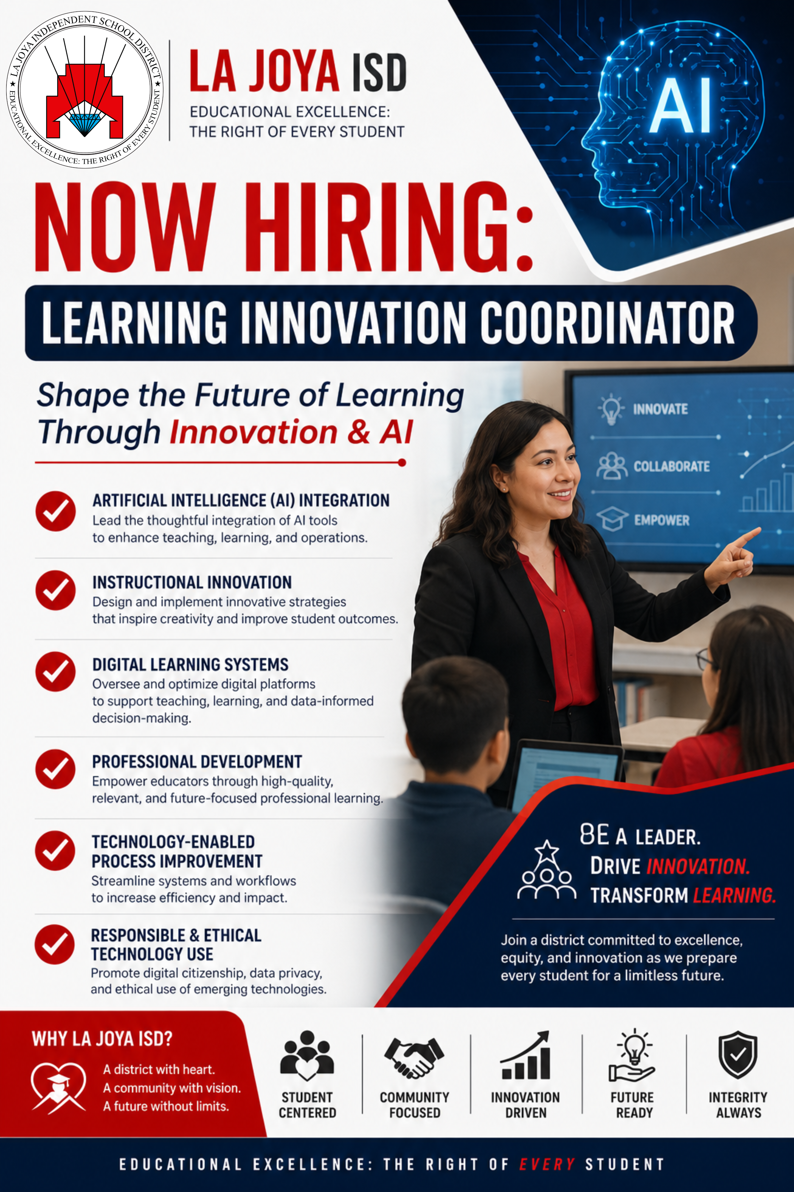 📢✨ Join the Future of Learning at La Joya ISD! ✨📢