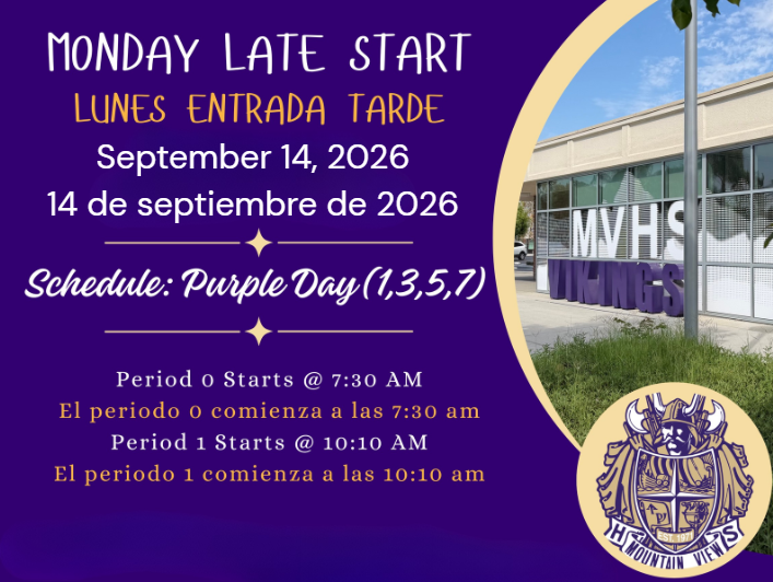 Late Start Monday, September 14, 2026