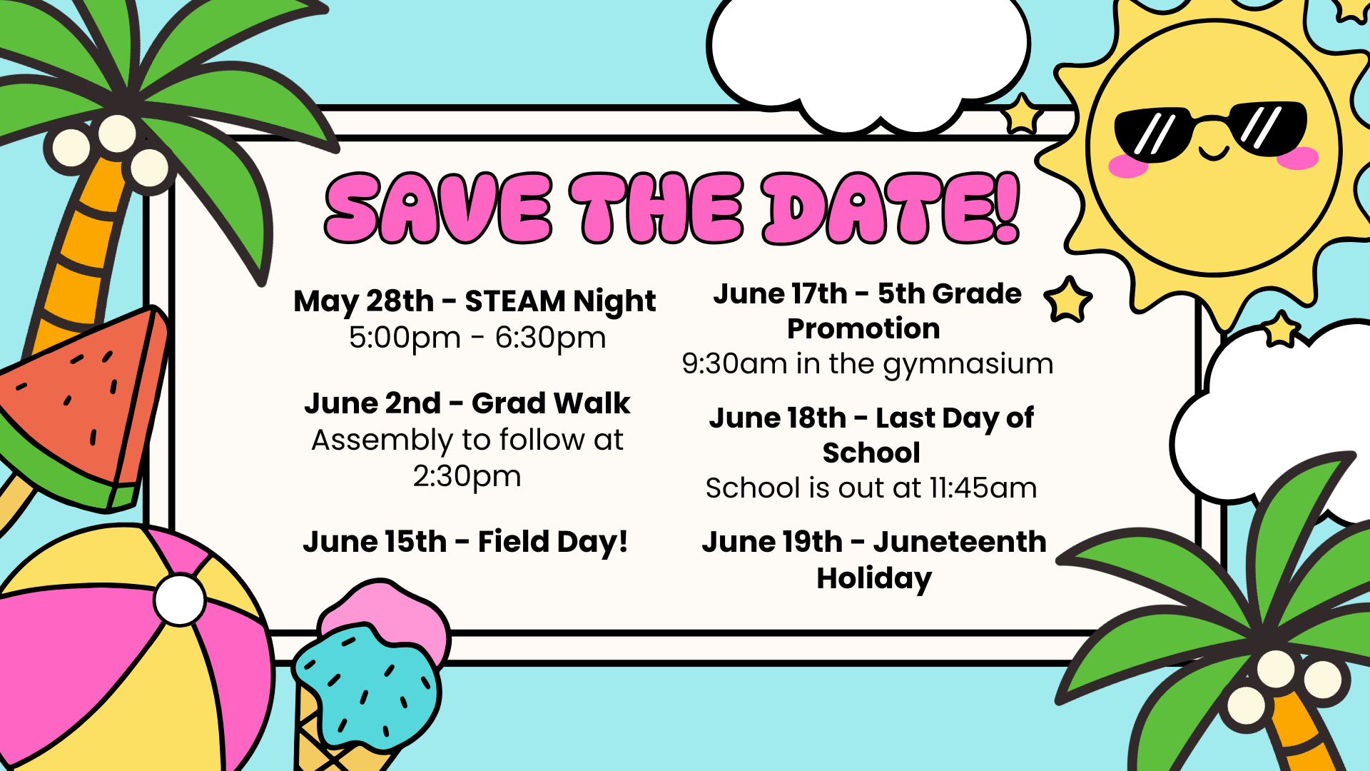 🗓️ SAVE THE DATE! Upcoming events and ASB spirit days you may want to mark on your calendars. 
