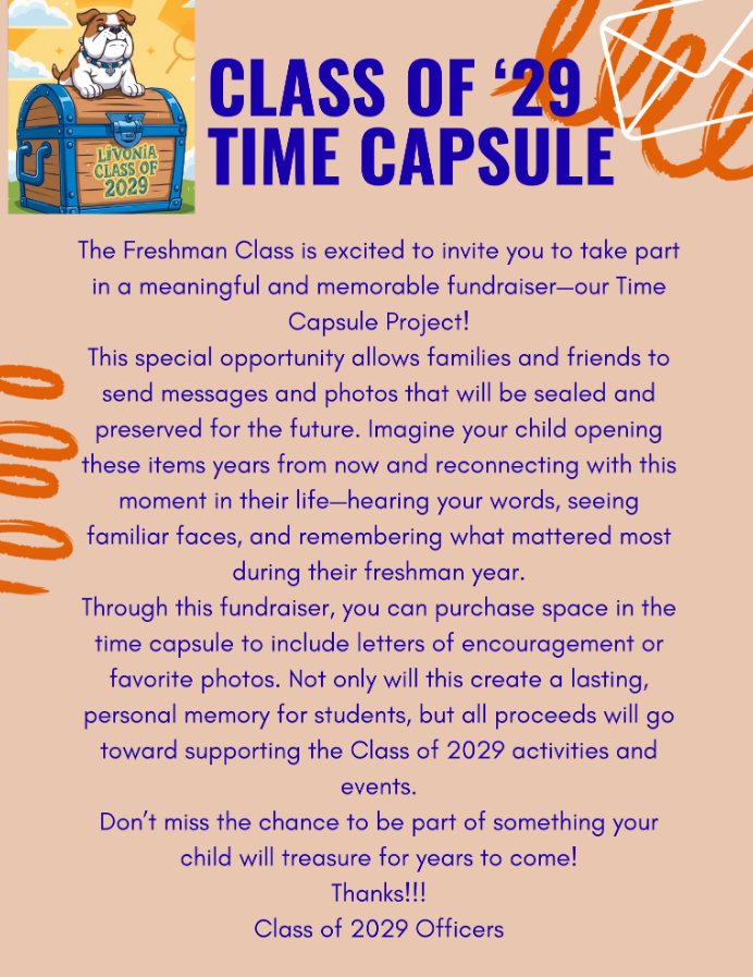 Class of 2029 Time Capsule!