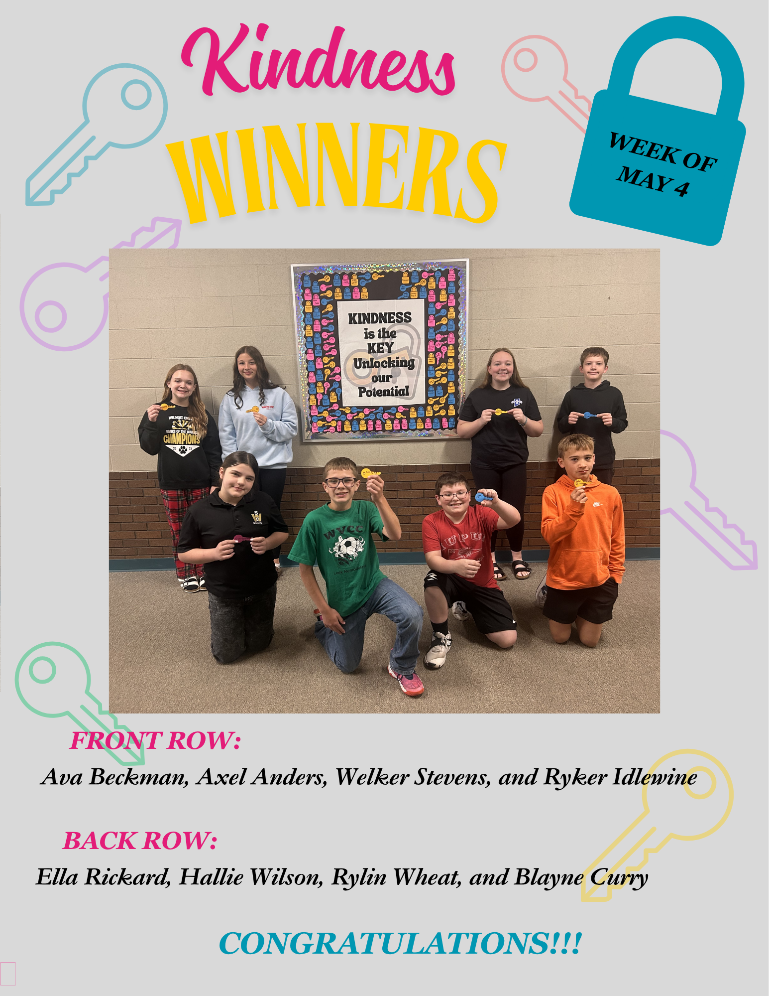 Kindness Winners