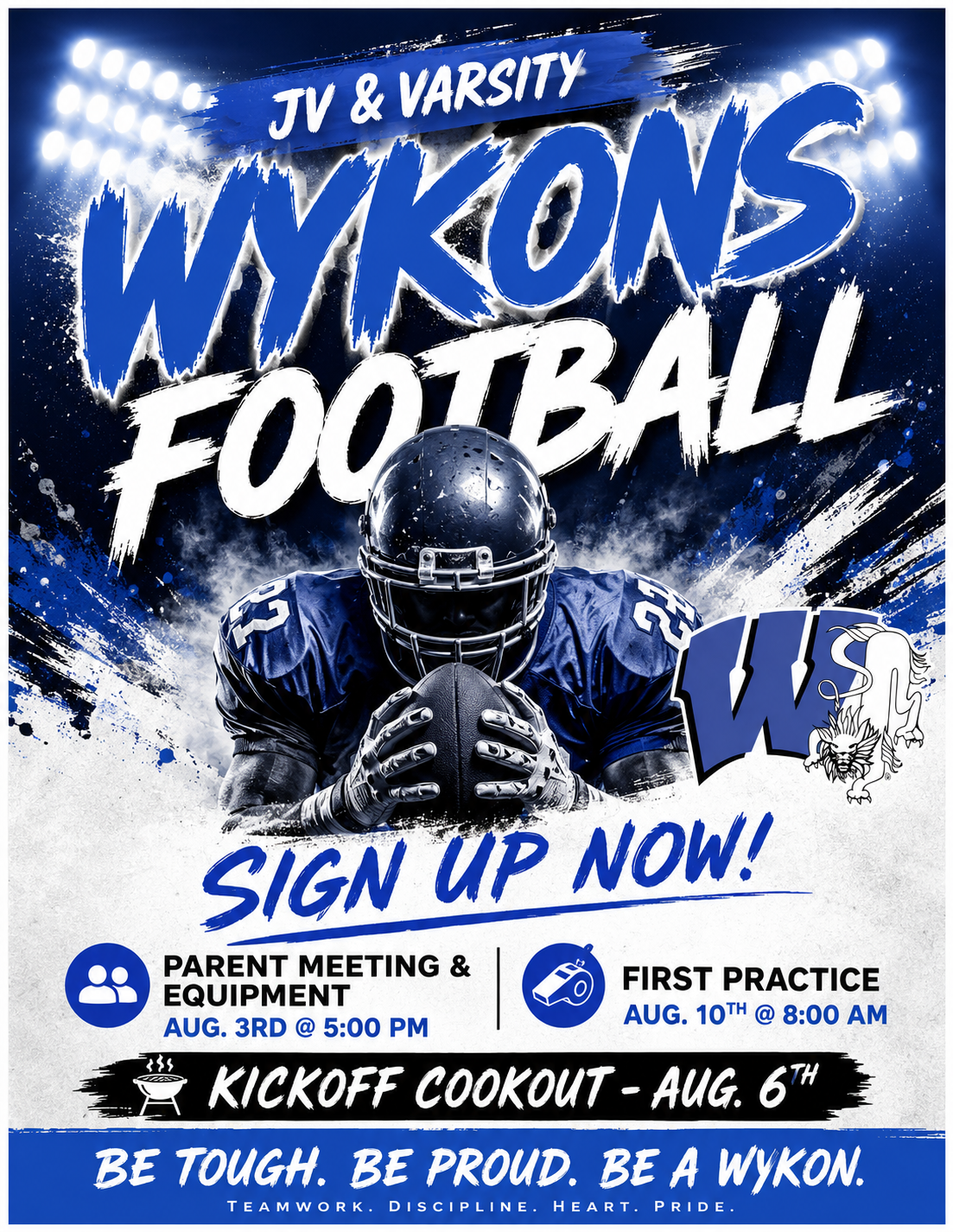 WIC Football Signups