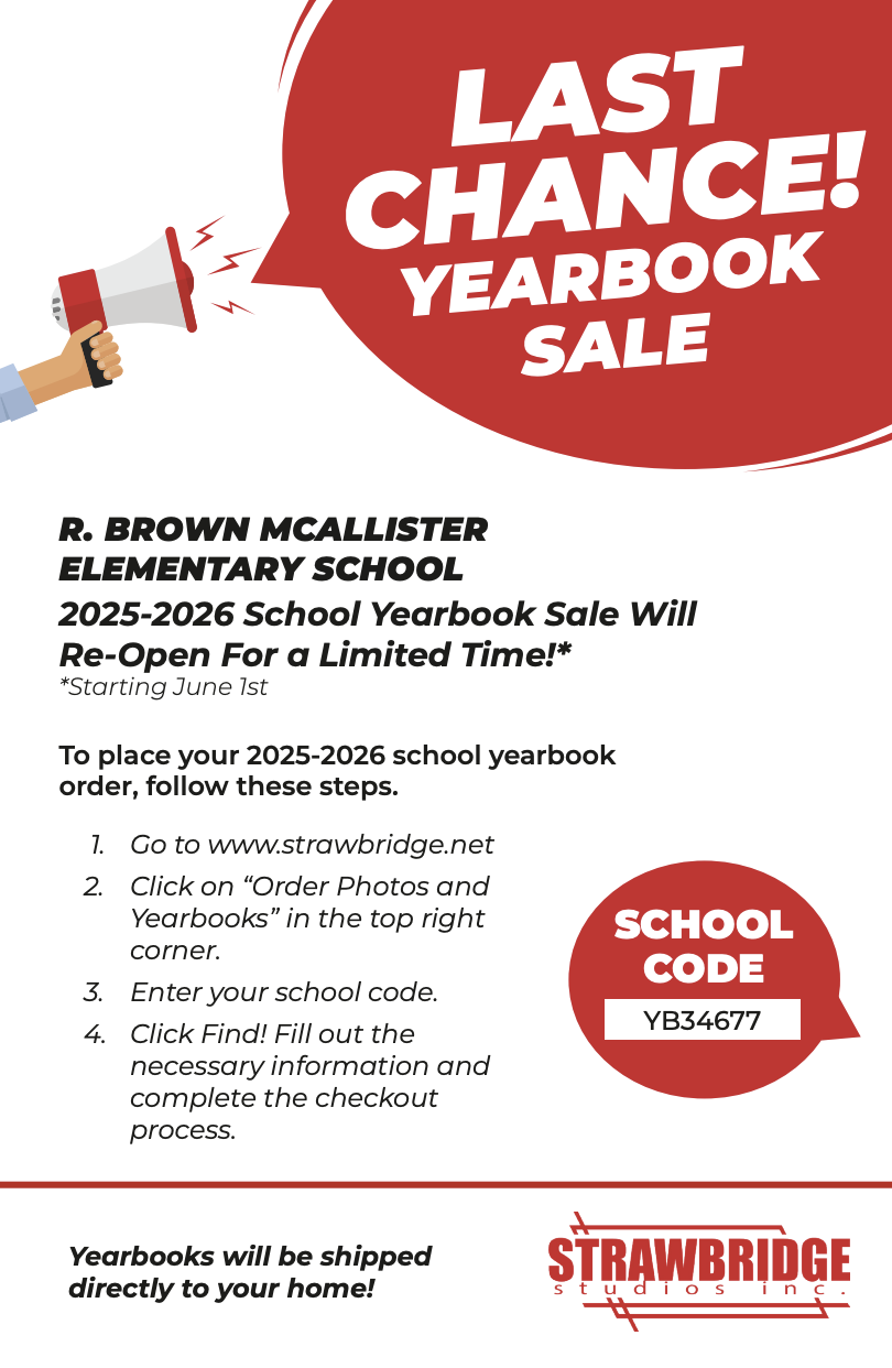 Last Chance Yearbook Sale