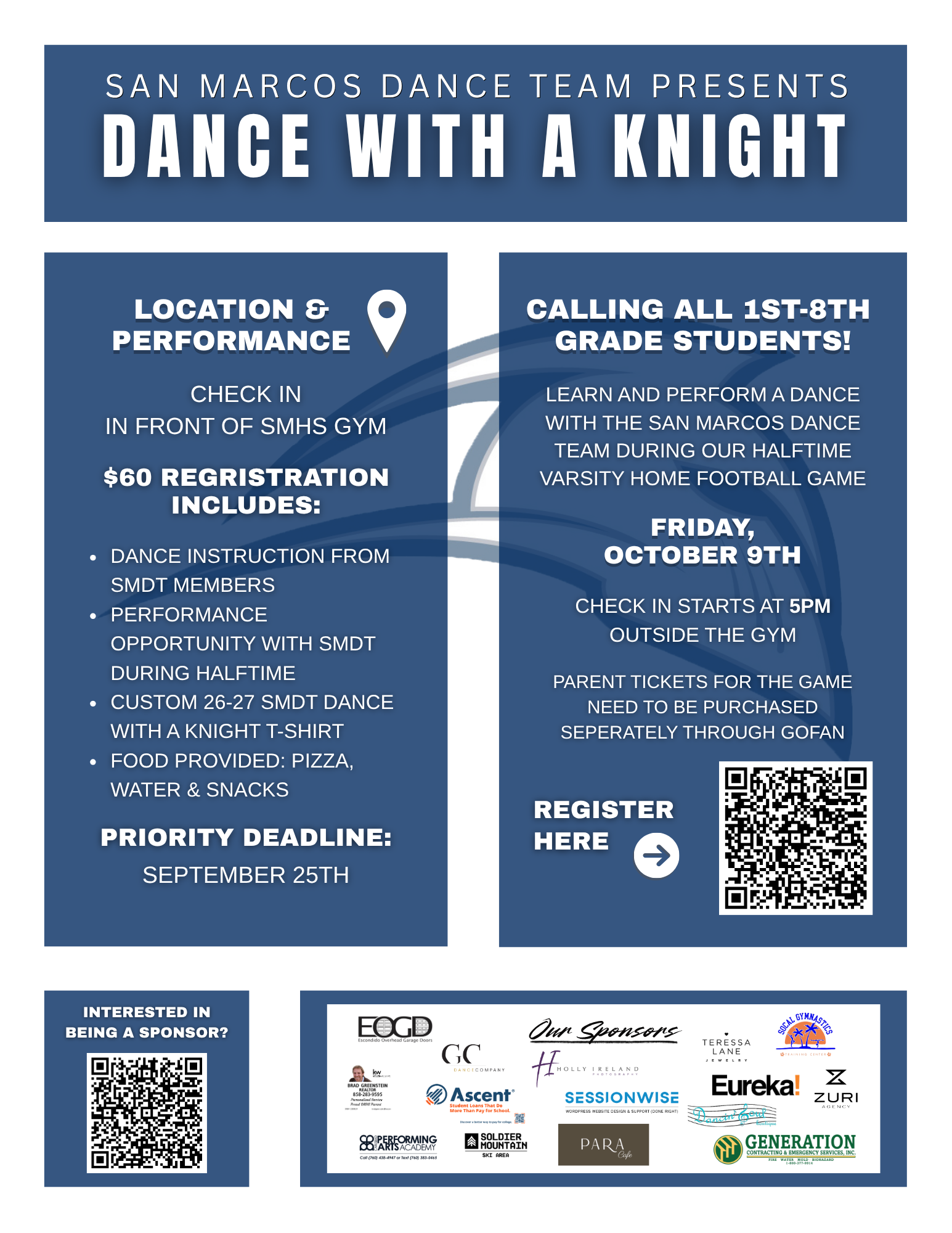 DANCE WITH A KNIGHT- OCTOBER 9TH