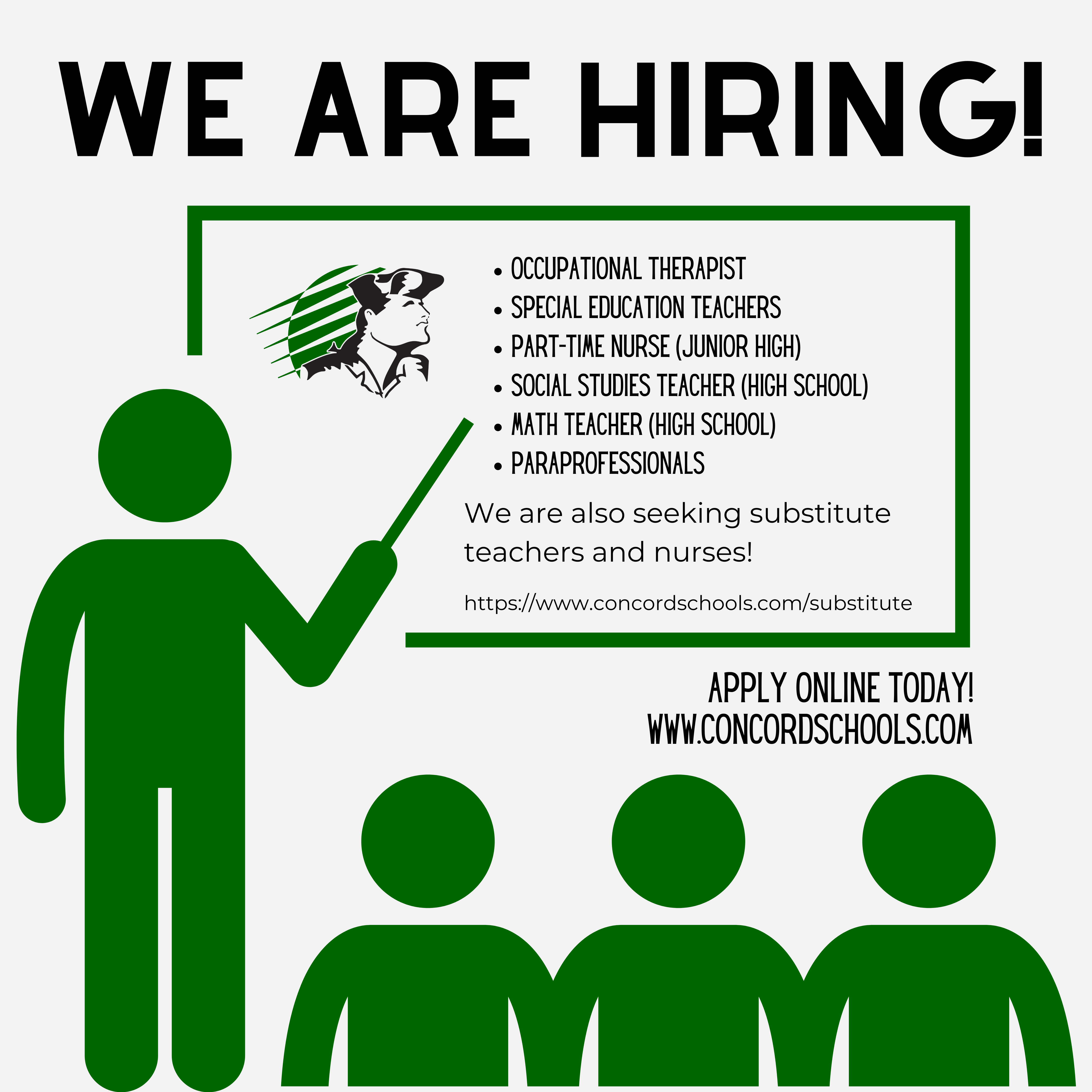 WE ARE HIRING! 