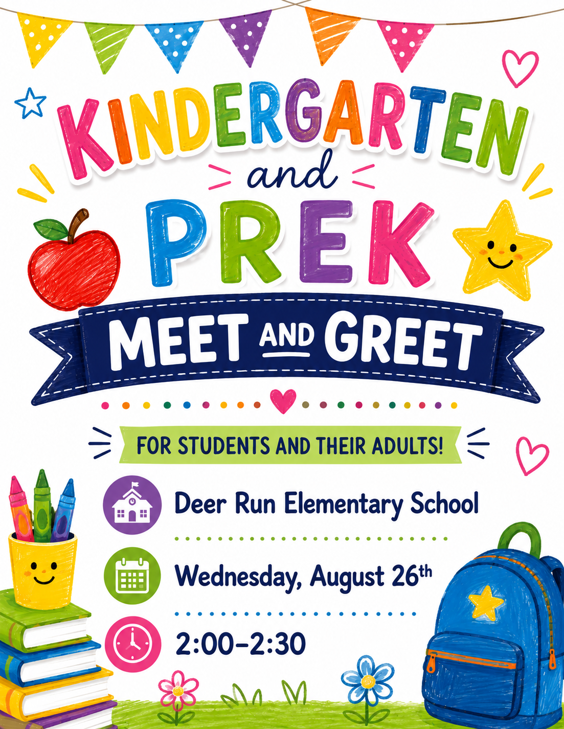 Deer Run PreK and Kindergarten Meet and Greet
