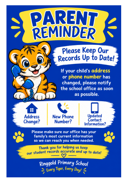 Reminder for Student Records