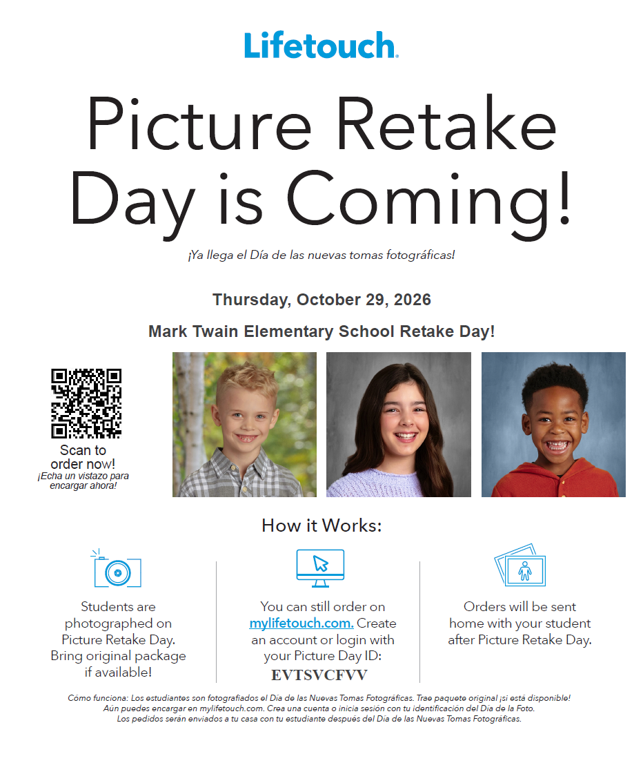 Mark Twain Fall Picture Retake Day 