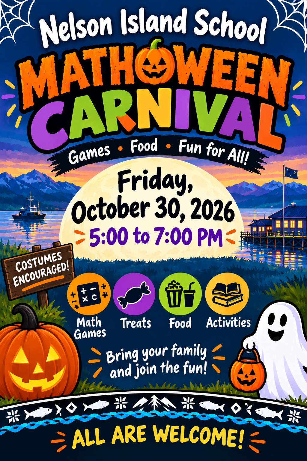 Mathoween Carnival Event in October
