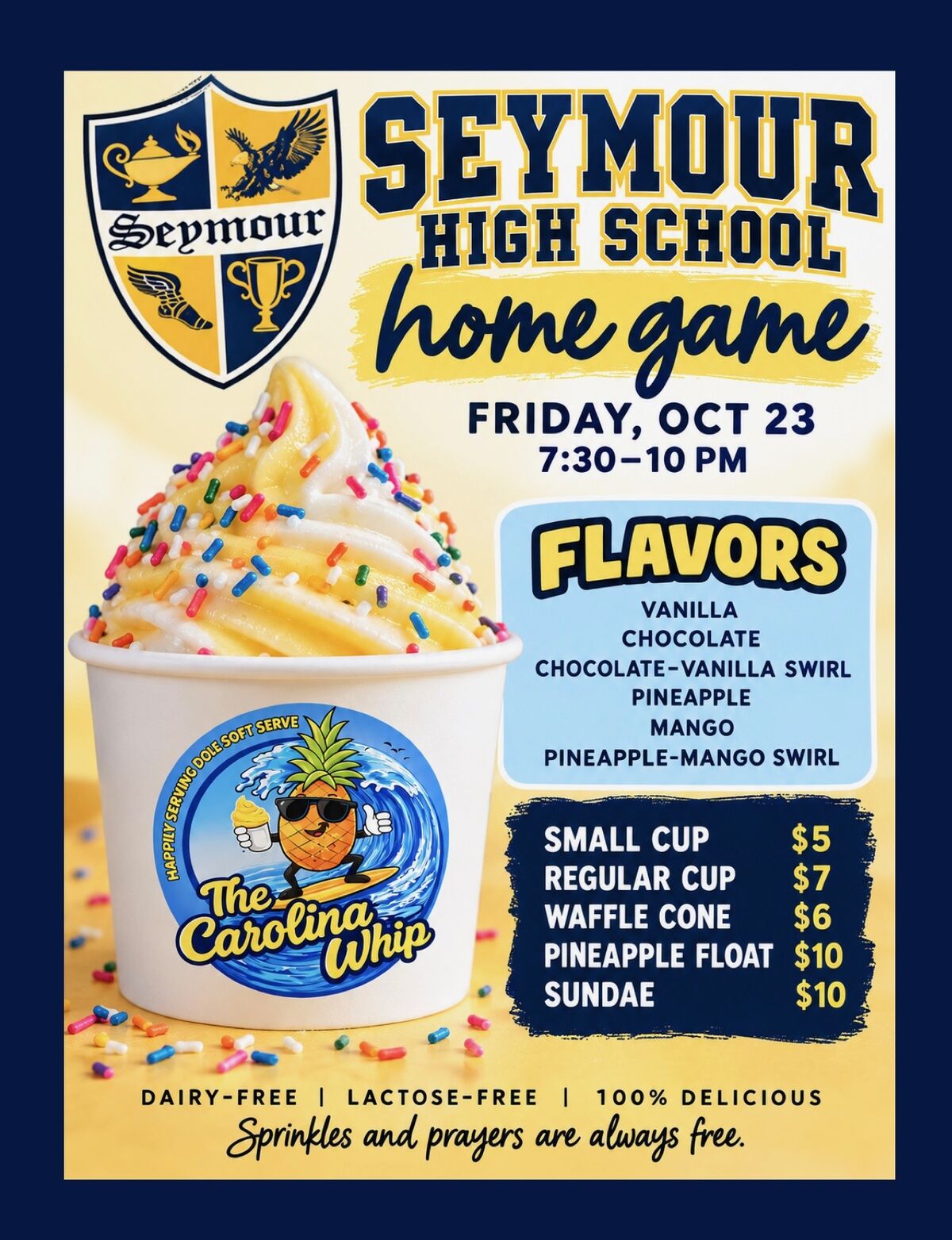 The Carolina Whip: Special treat available during tomorrow's game!