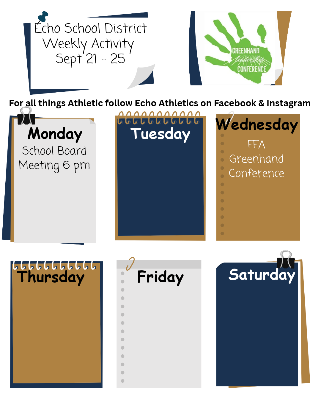 Weekly Activities