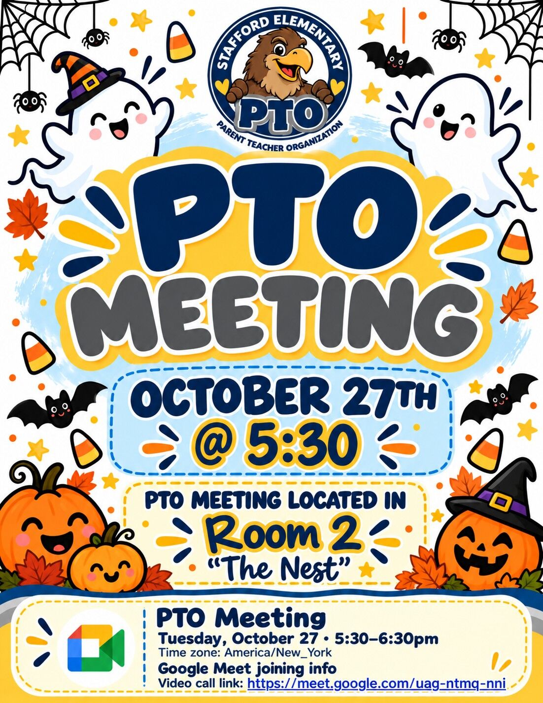 PTO Meeting 10/27/26  5:30PM