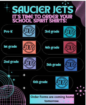 School T-Shirts Order Reminder
