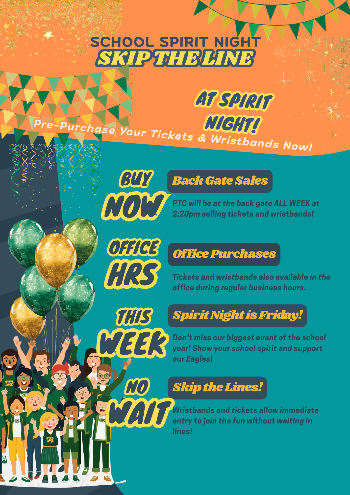 Spirit Night Tickets - Available Now!