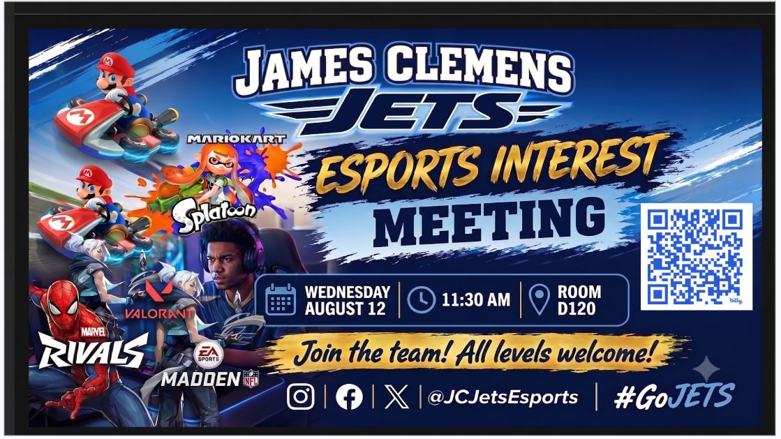 James Clemens High School E-Sports Interest Meeting 