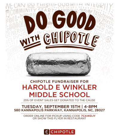 🌯 Chipotle Spirit Night – Support Winkler Middle! 🌯