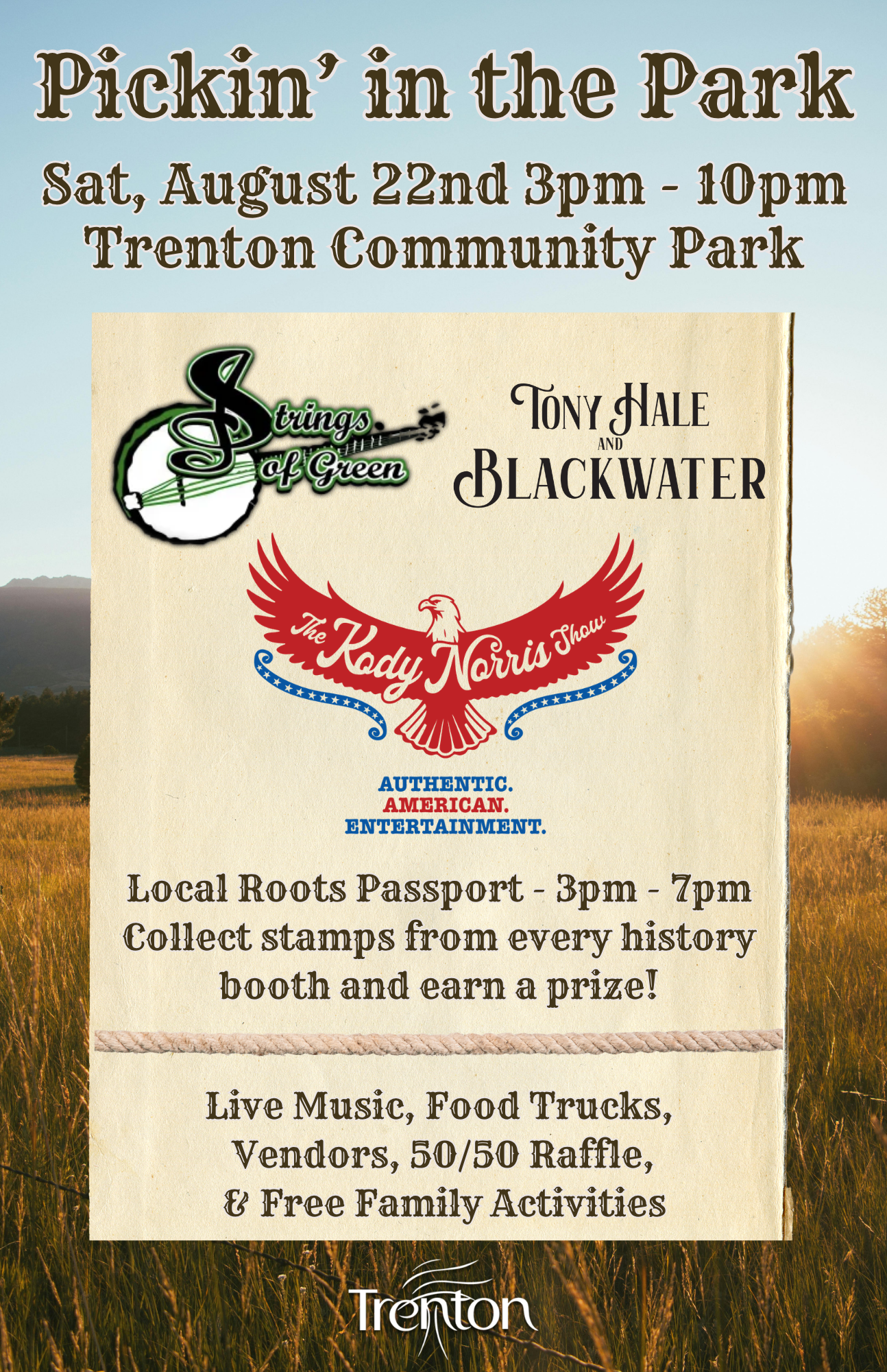 City of Trenton- Pickin' in the Park Event