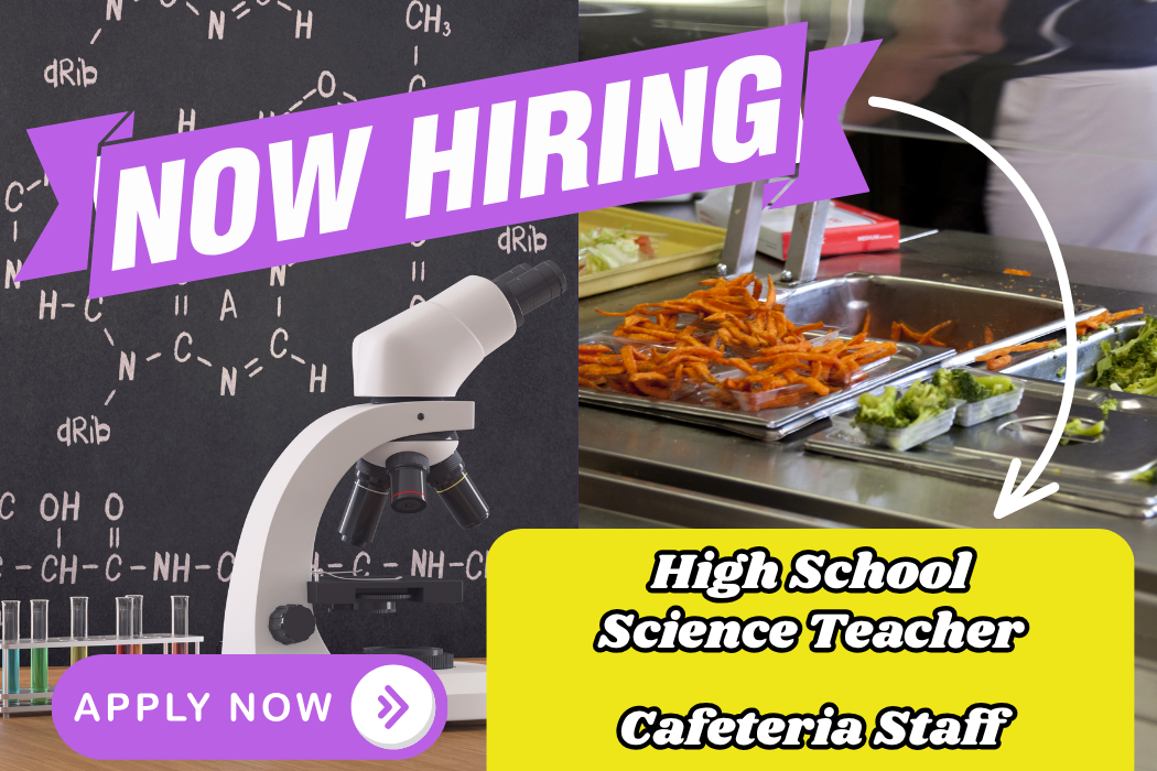 🔬🧪 LaPoynor ISD Is Hiring 🍎🍽️