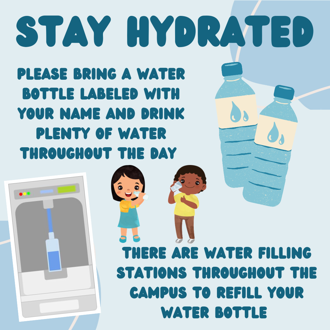 Please stay hydrated