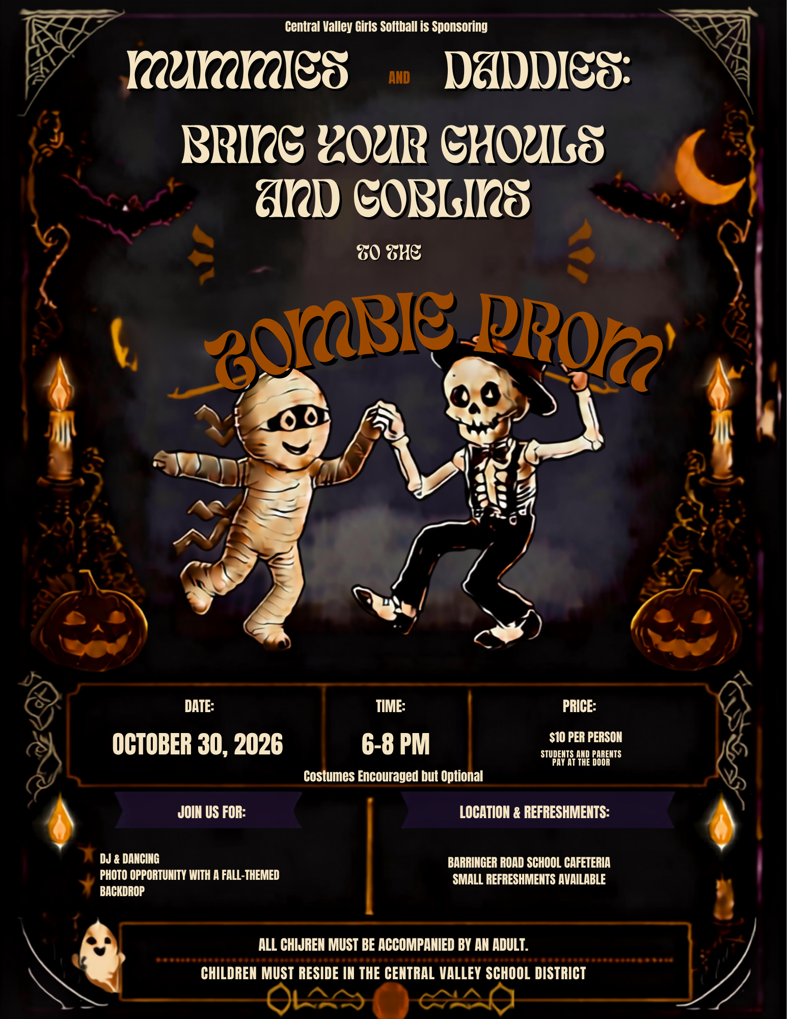 Halloween Dance Reminder