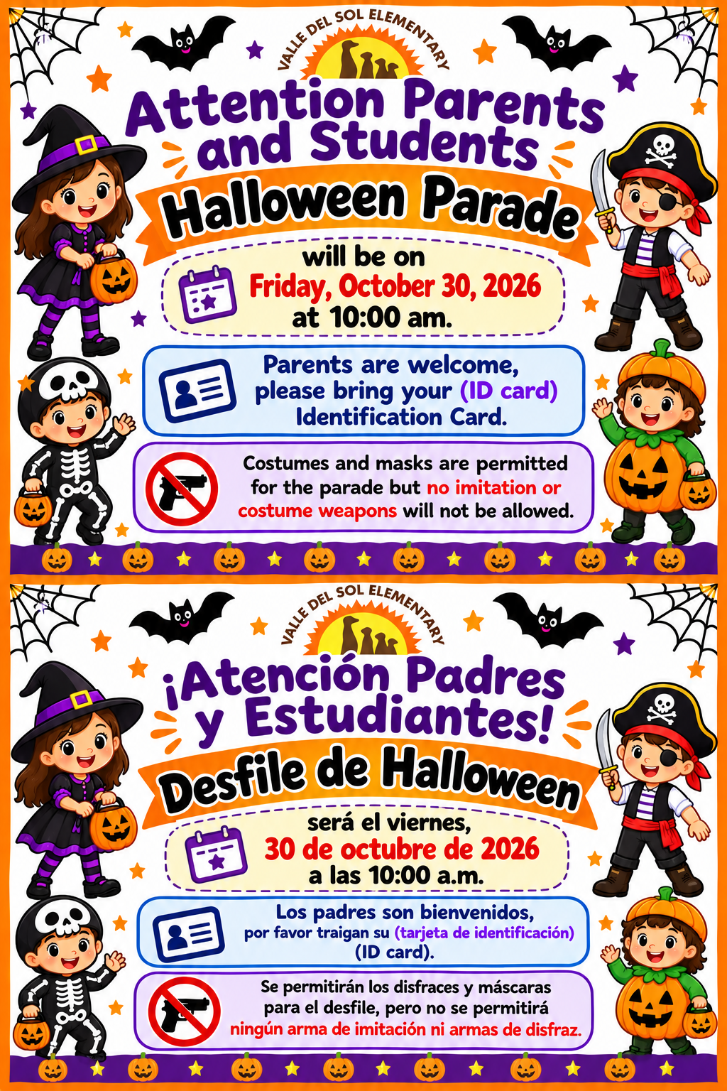 Halloween Parade / Desfile de Halloween