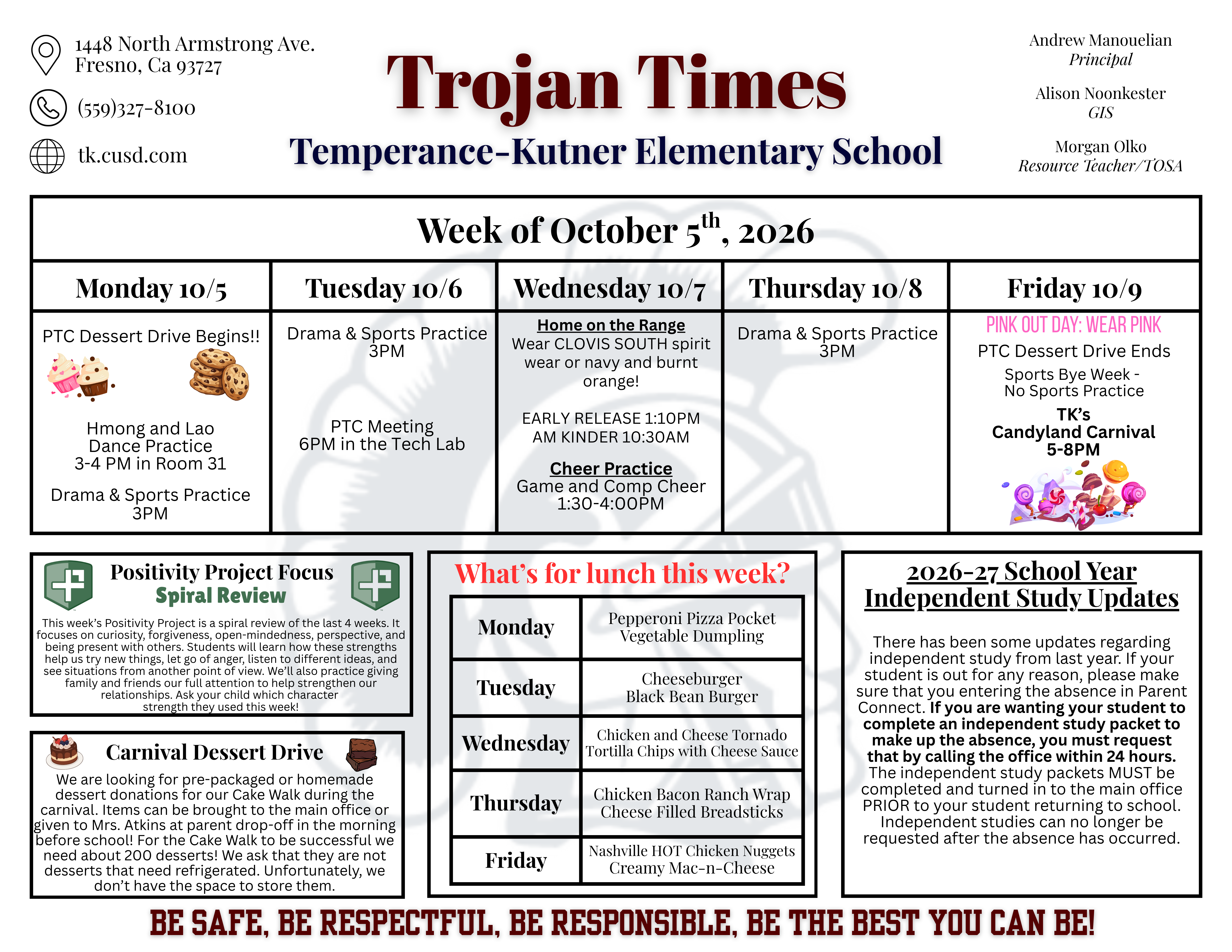 Trojan Times - Week of 10.5.26