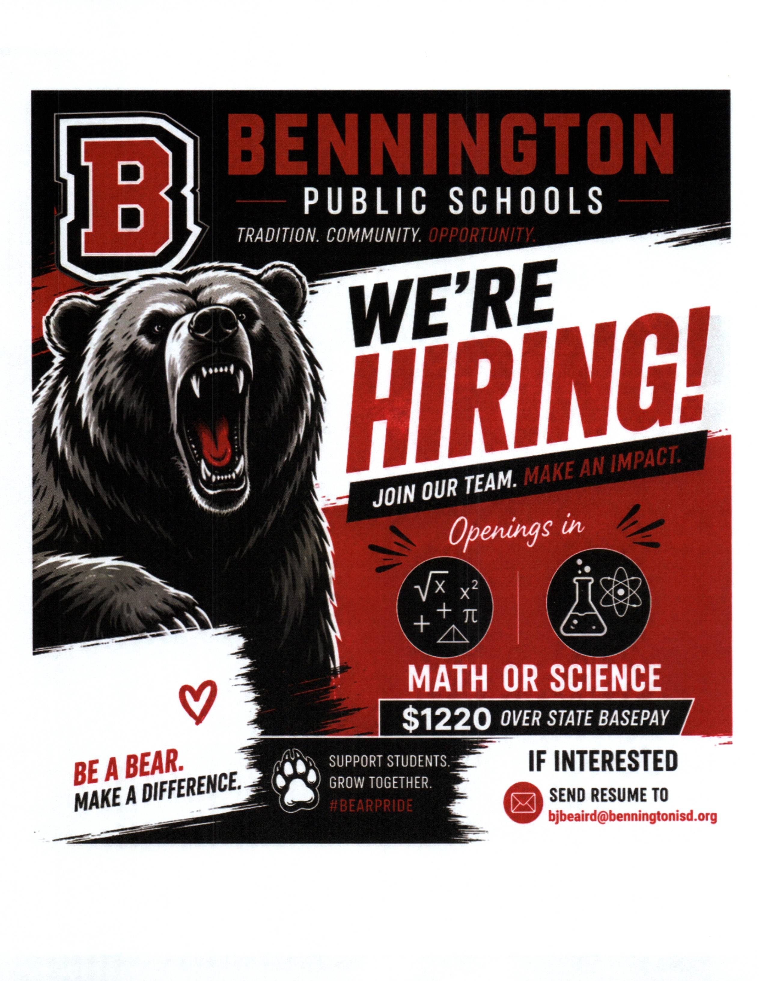 We're Hiring