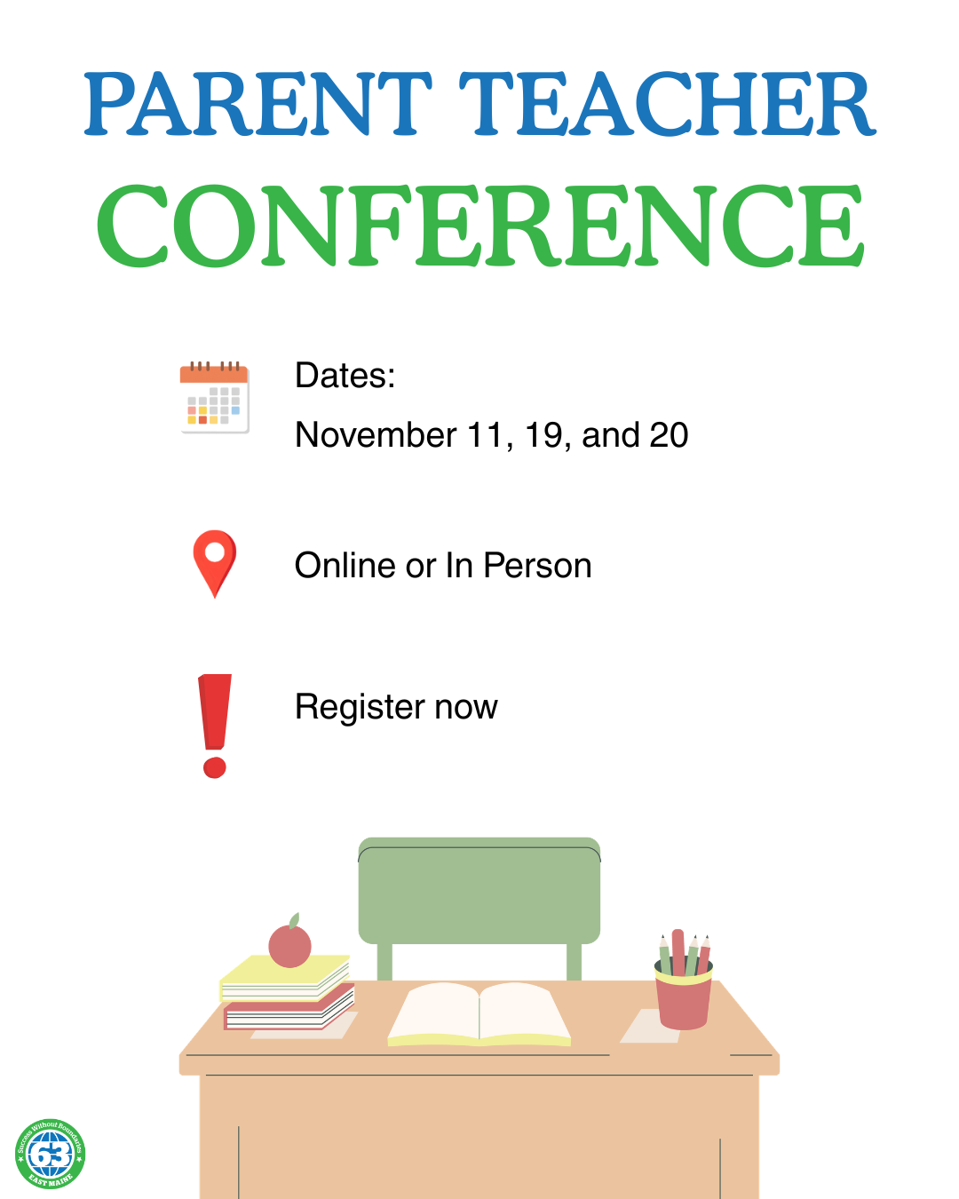 Parent-Teacher Conference Registration Now Open