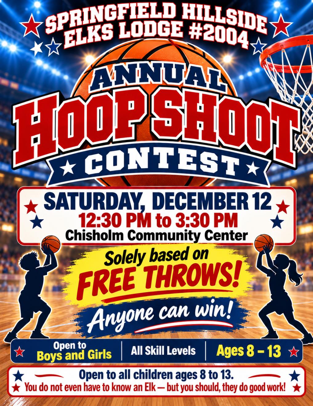 Hoop Shoot Contest - Springfield/Hillside Elks