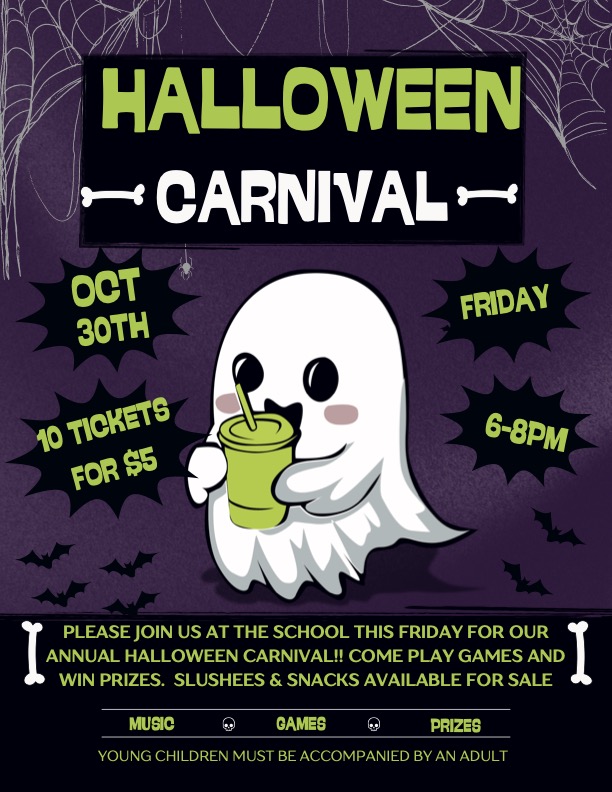 Halloween Carnival on Friday!!!