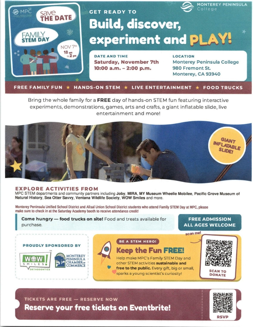  🎉 Earn Saturday Academy Credit at Family STEM Day! 🧠🔬🤖 