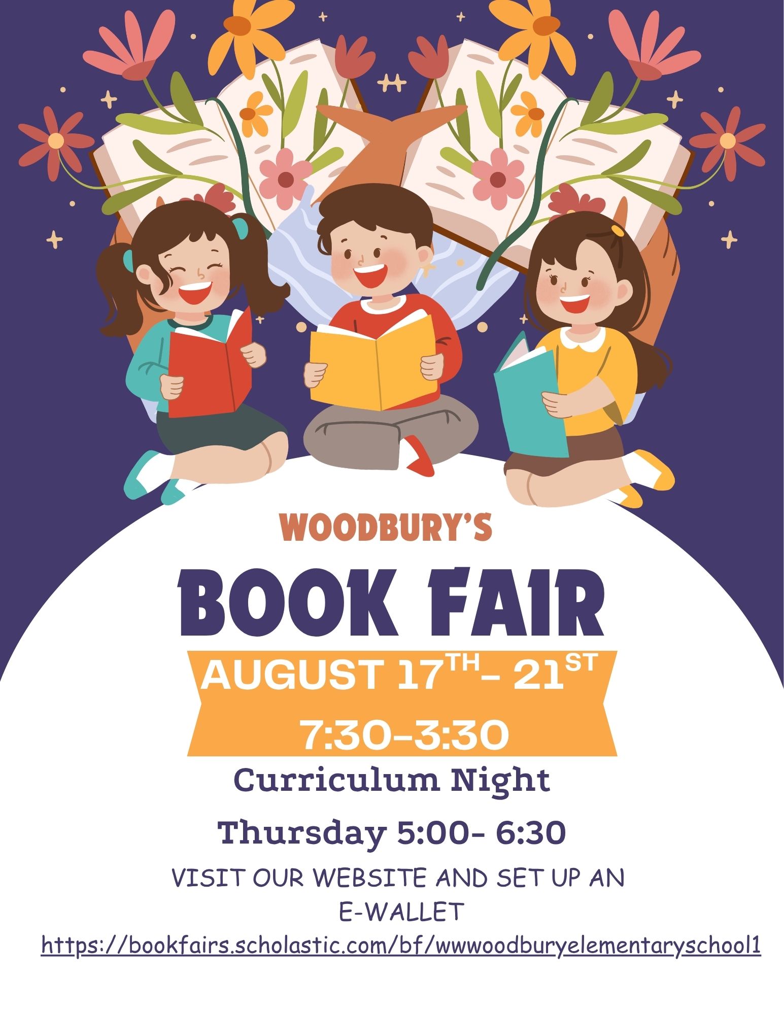 Our First Book Fair is right around the corner!  