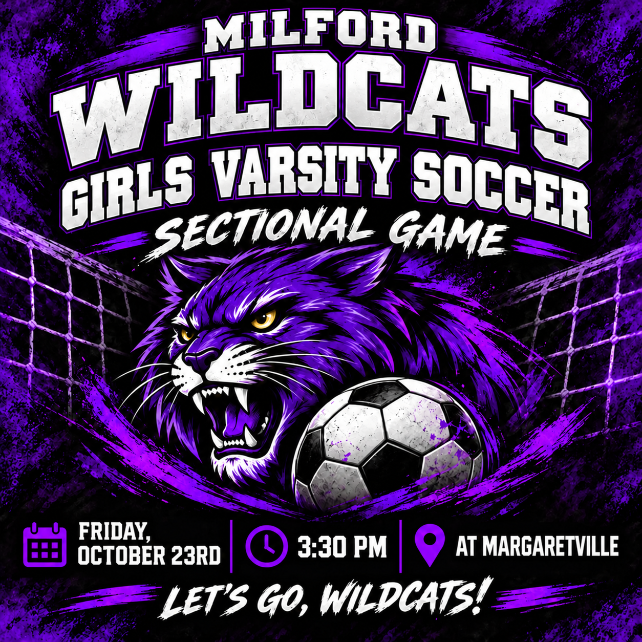 Girls Varsity Soccer Sectional Game - Friday!