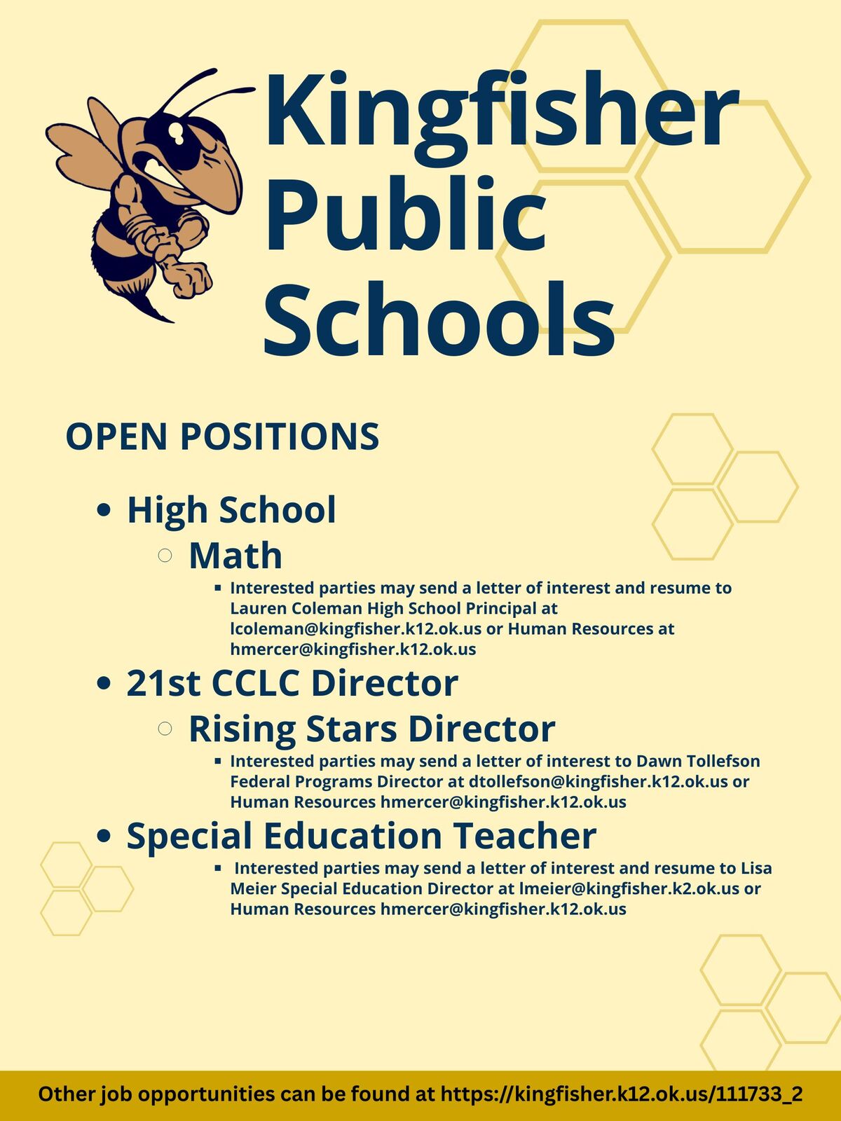 KPS Job Openings