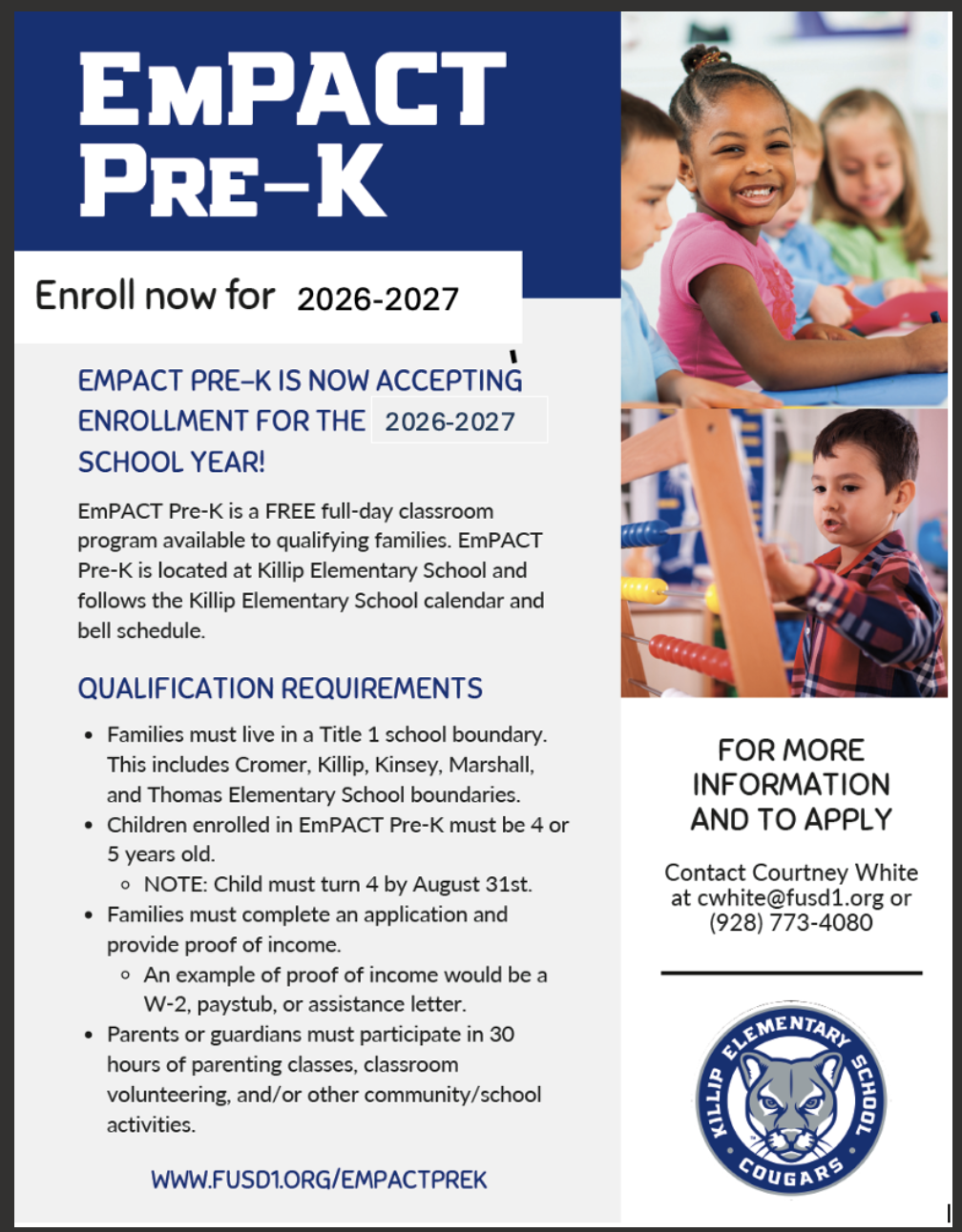 Preschool Openings