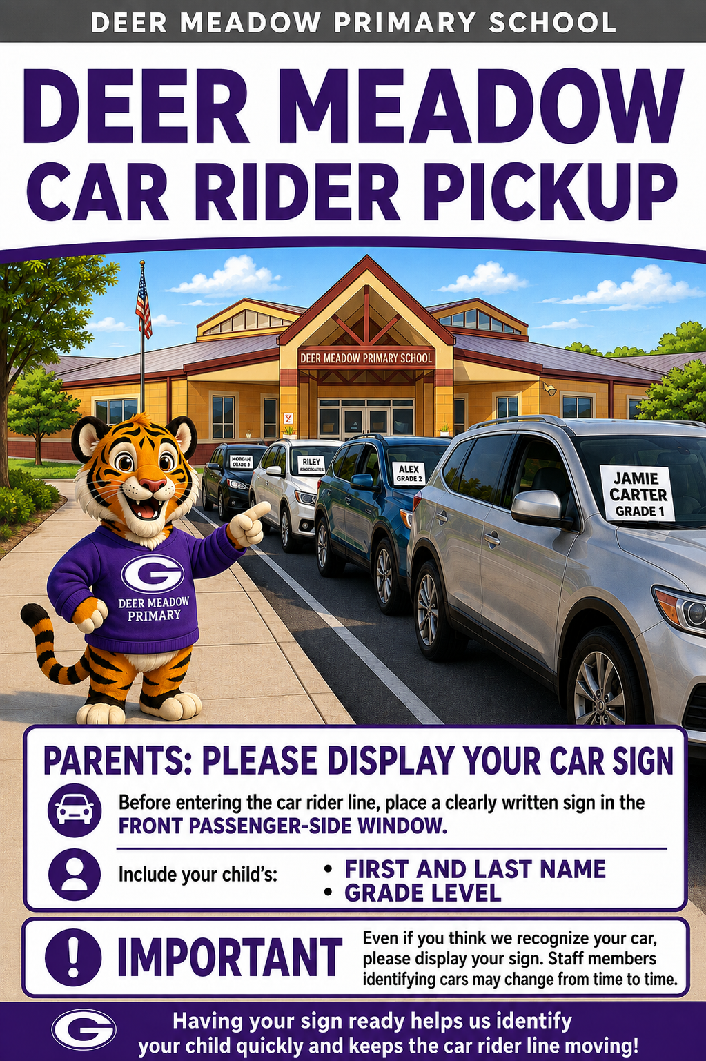 Important Car Rider Information 