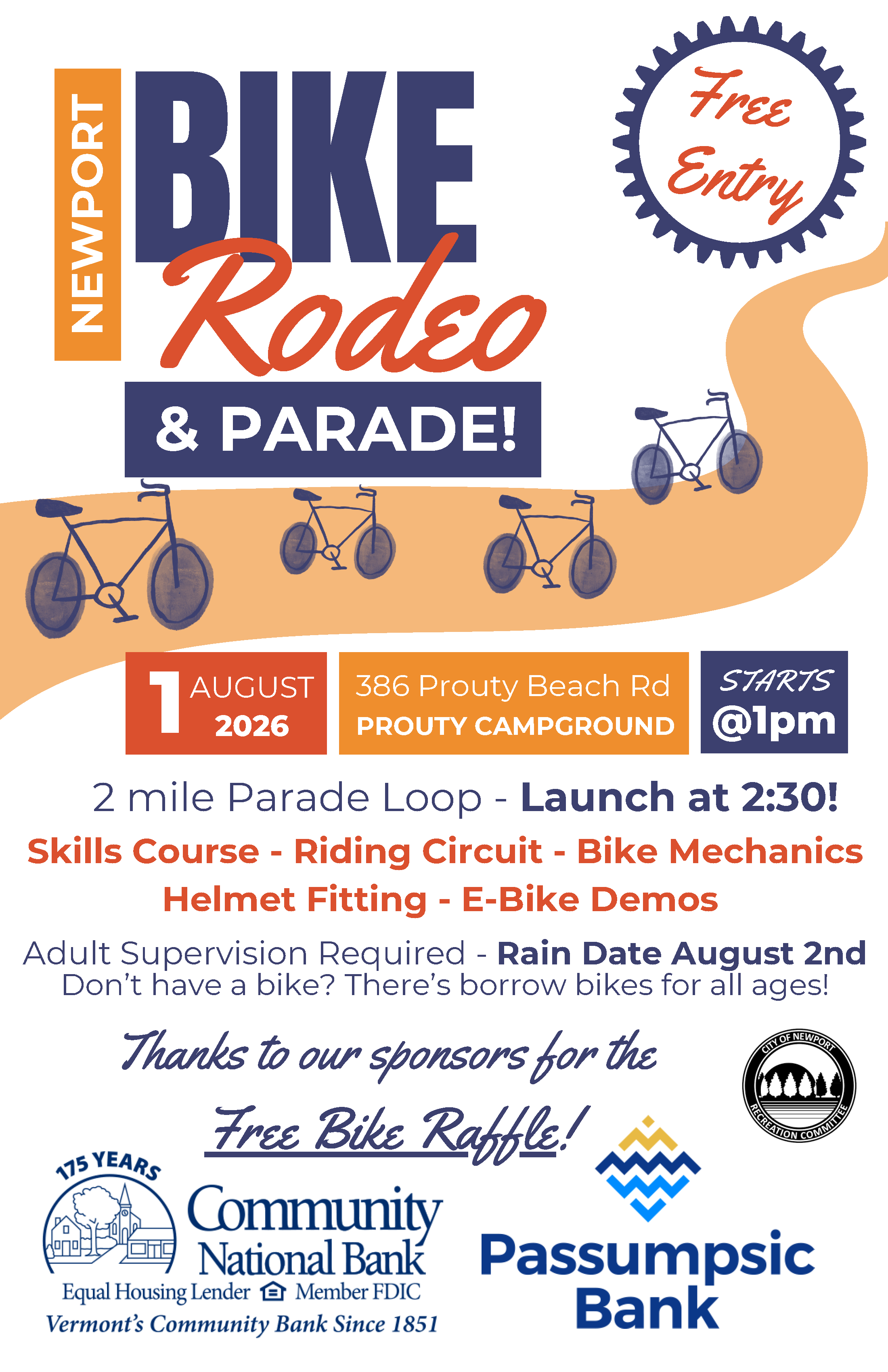 Newport Bike Rodeo and Parade!