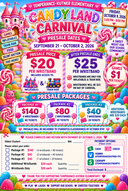 Carnival Pre-Sale Tickets EXTENDED to 10/6/26