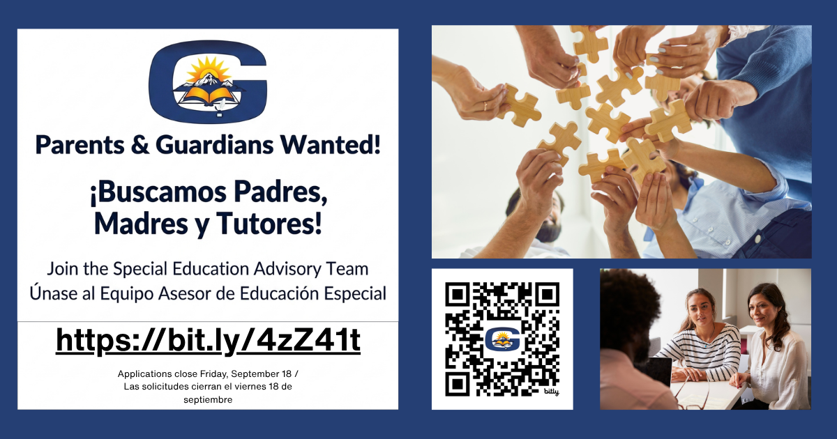 Help Shape Special Education at GISD | Ayude a fortalecer la educación especial en GISD