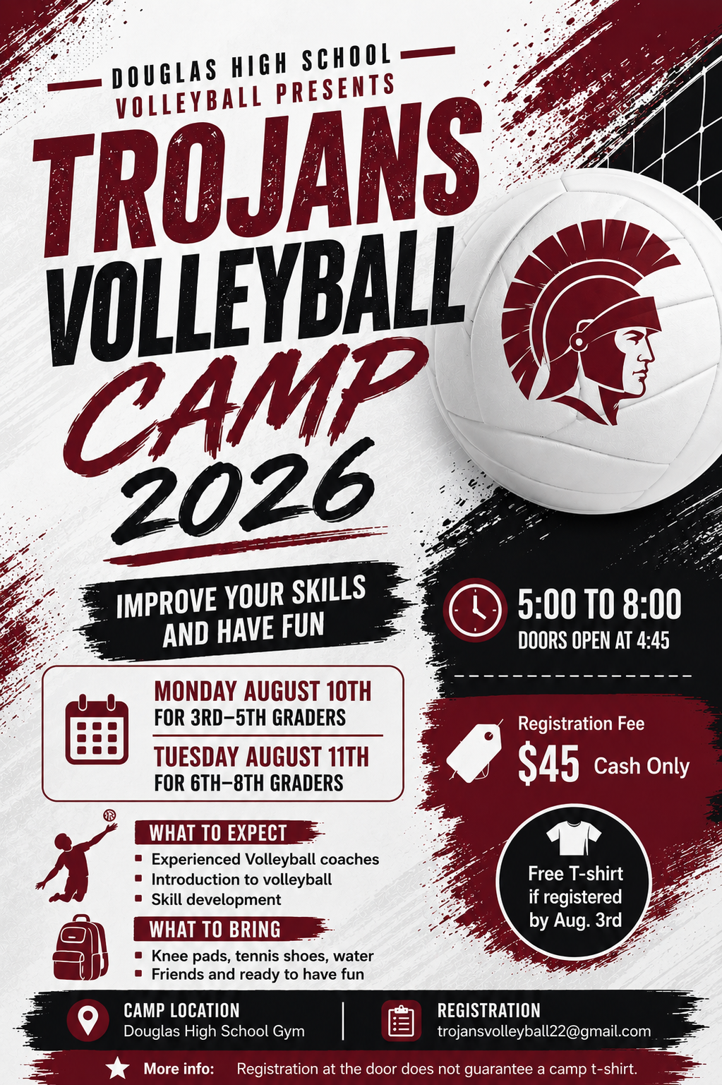 Trojans Volleyball Camp