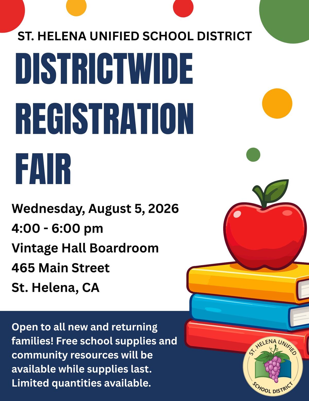 Districtwide Registration Fair - Next Week!