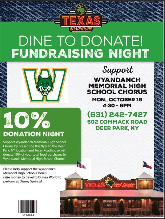 WMHS CHORUS FUNDRAISER