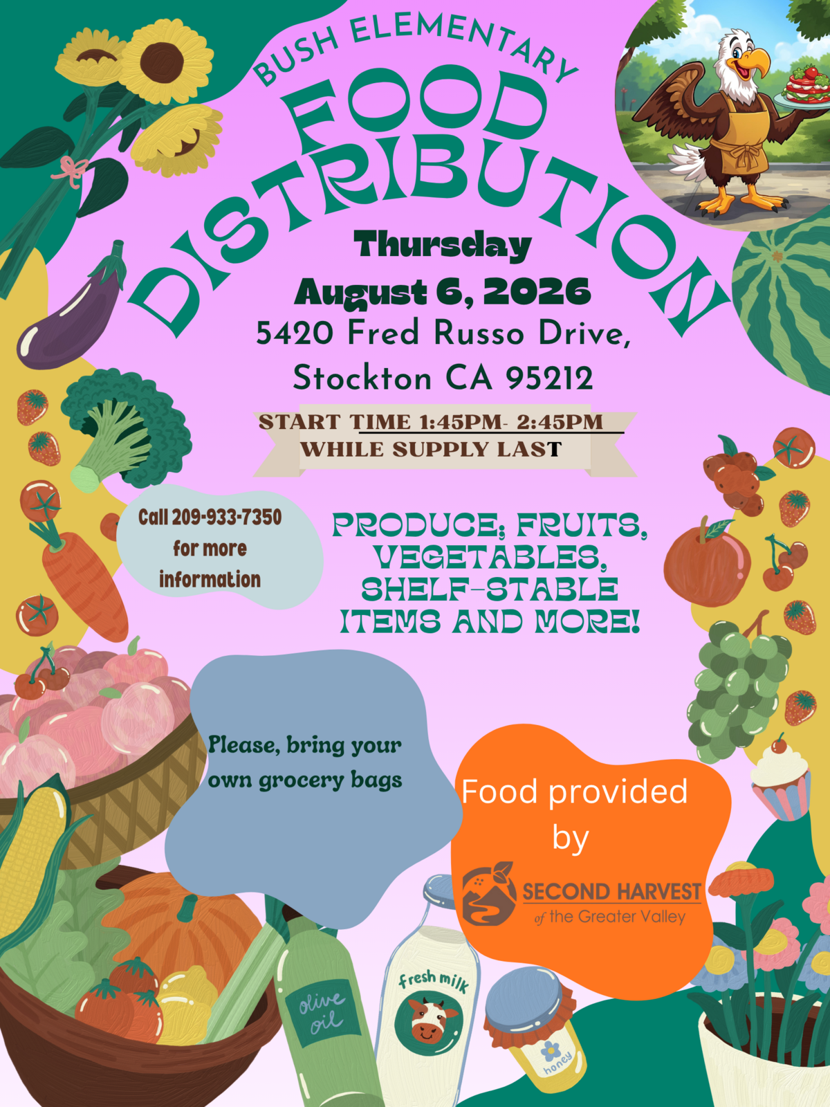 Bush August Food Distribution