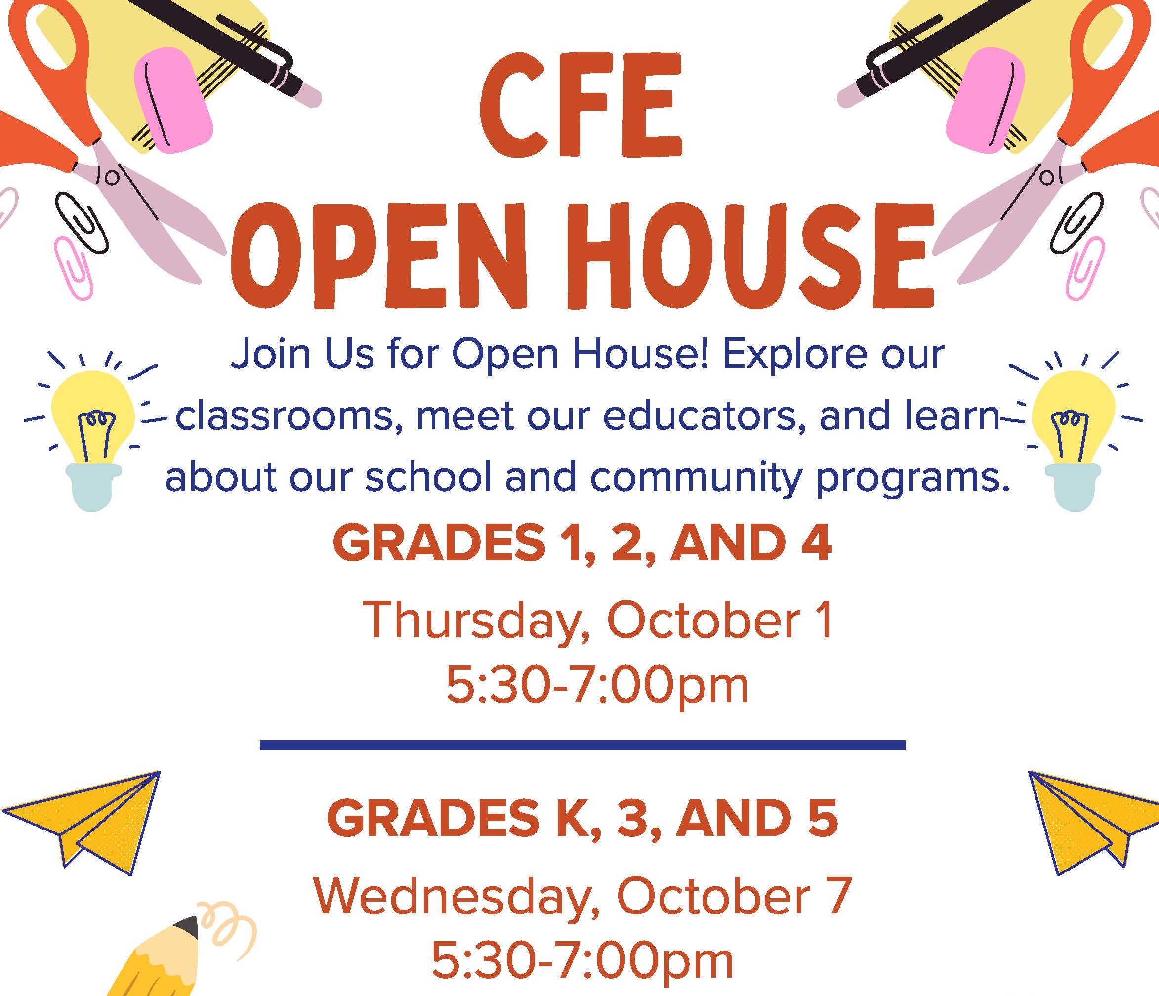 CFE Open House 2026