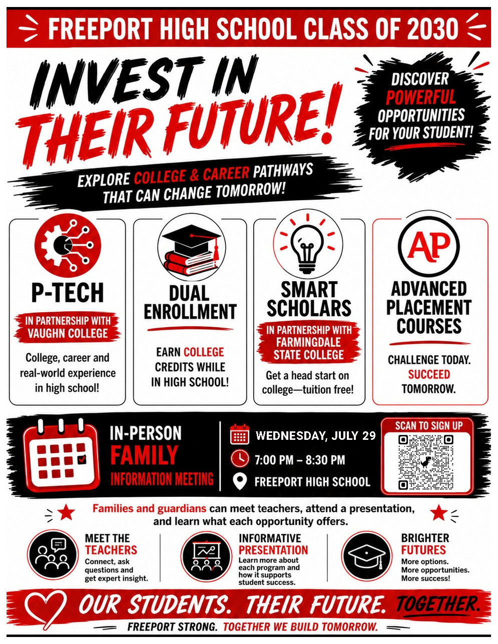 Class of 2030 College and Career Pathways Information Meeting