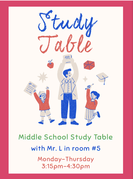 MS Study Table